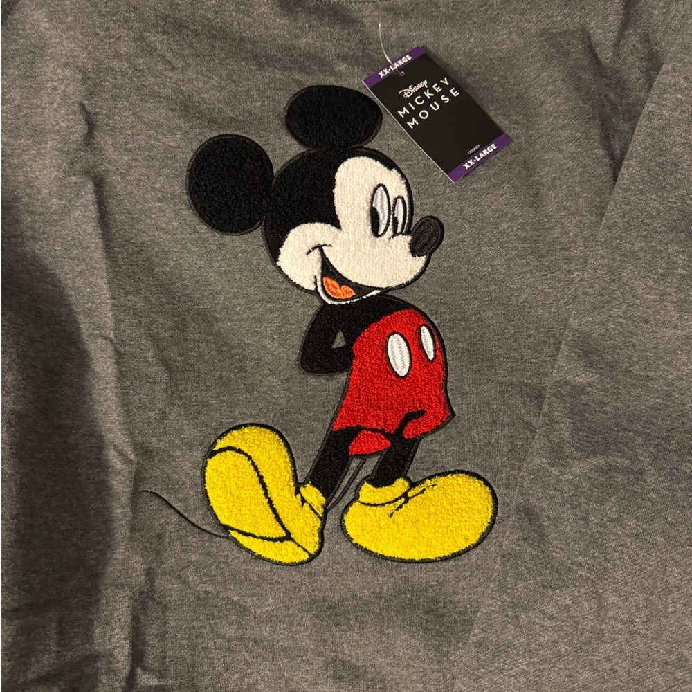 Gray Mickey Mouse Sweatshirt